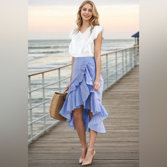 NWT -  Ruffle Tiered Skirt - Picture 4 of 10